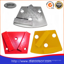 Diamante Grinder de dois segmentos para concreto e pedra